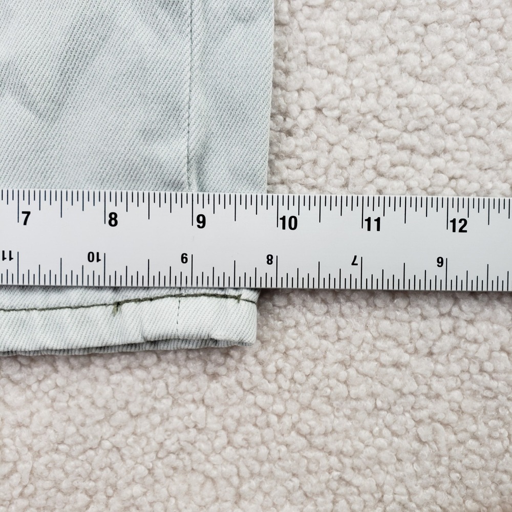 VERVET Wide Leg Jeans Women 28 Light Sage Green Utility High Rise Cargo - Picture 9 of 10